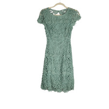 Lulus Romance Language Sage Green Backless Lace Dress Women’s size XS - NWOT