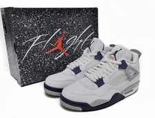 Jordan 4 "Midnight Navy" Mid Top Men's Retro Basketball Shoes