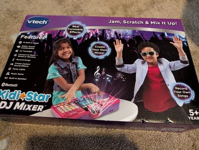 VTech Kidi Star DJ Mixer 2021 Bluetooth Turntable Kids Music Game Toy