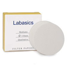 Qualitative Filter Paper Circles, 110 Mm Diameter Cellulose Filter Paper with 15