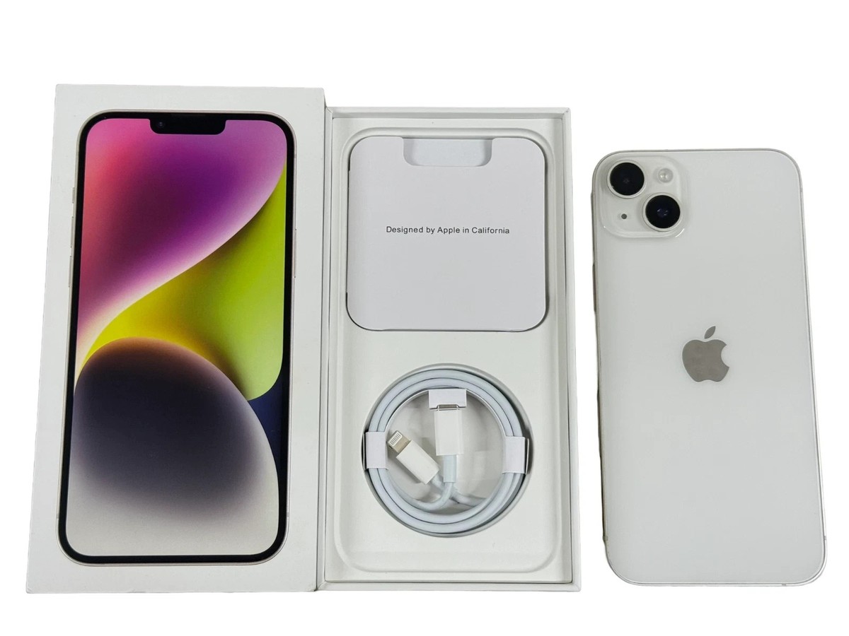 Apple iPhone 14plusホワイト 本体 Apple iPhone 14 Plus 256GB Factory Unlocked GSM CDMA Excellent In