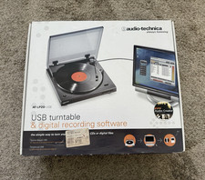 Audio-Technica AT-LP2D-USB USB Turntable Black 33.3/45RPM w/ Recording SW