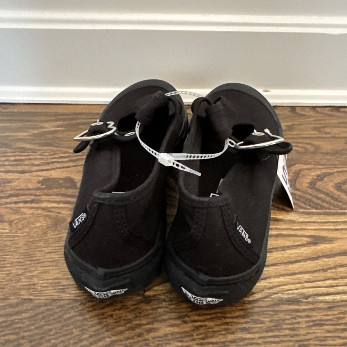 Vans Style 93 Black Mary Jane Sneakers Heart Buckle VN0A3XTJBKA