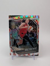 2025 Panini Prizm WNBA Aaliyah Nye Rookie Prizm #15 Las Vegas Aces WNBA Logo