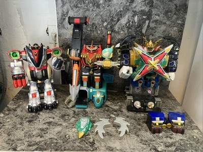 Lot 3 Power Rangers Megazords (Quantasaurus Rex, Hurricane, Isis Command)
