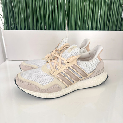 Adidas UltraBoost S&L NBY White Platinum Metallic Womens Shoes EG8120 Size 6.5