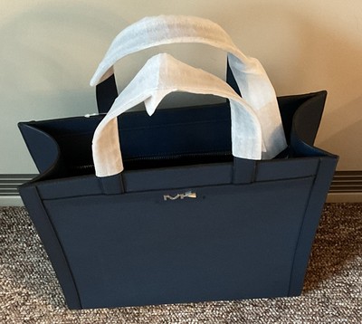 Cooper Navy Structured Tote Large