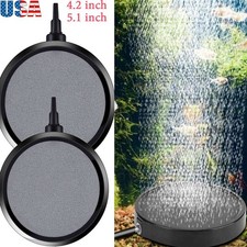 Aquarium Fish Tank Pond Pump Hydroponics Oxygen Aerator Air Bubble Disk Stone 5"
