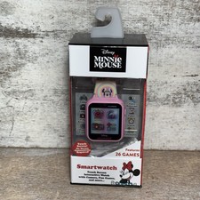 Disney Minnie Mouse Smartwatch Touch Screen Interactive, 26 Games, Camera  MORE