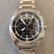 Orologio Citizen Eco-Drive B612-S080924 Quarzo Solare Cronografo 43mm Funziona
