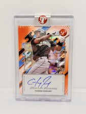 HANLEY RAMIREZ 2025 Topps Pristine Orange Refractor Auto /25 Florida Marlins