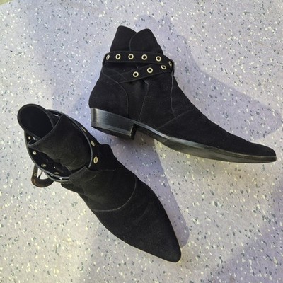 SS2014 Mens sz 45 Saint Laurent Duckie Ankle Boots by Hedi Slimane