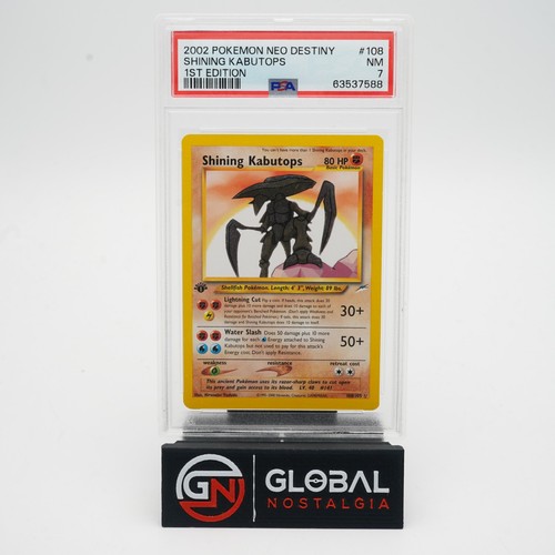 Shining Kabutops (1st Edition) graded PSA 7 for sale on eBay