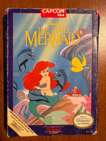Disney's The Little Mermaid (Nintendo NES, 1991) - In Box W/ Sleeve - Tested