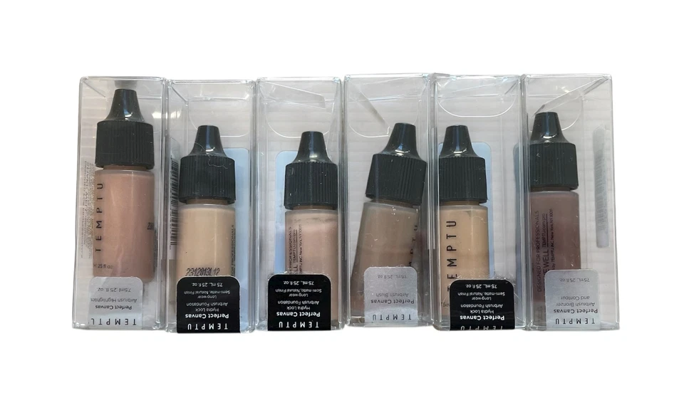Kit de Maquillaje Aerógrafo TEMPTU One con Compresor Inalámbrico, 6 Tonos (E616) Foto 3 de 4