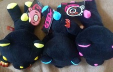 Chax GP Gloomy Bear Plush Lying down Black CGP-230 set of 3 TAITO F/S