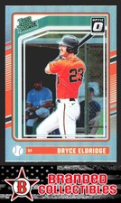 2024 Donruss Bryce Eldridge Optic Rated Prospect Silver Prizm #134 Giants