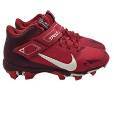 Nike Trout Shoes Mens Size 7.5 Red Fastflex Mid Baseball Cleats CZ5911-616 Sport