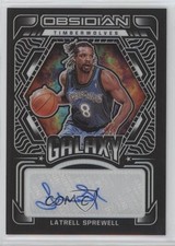 2021-22 Panini Obsidian Galaxy Auto 98/149 Latrell Sprewell #GA-LSP Auto 0d44