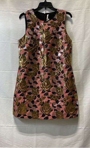 Rachel Roy Women Pink Floral Mini Dress Size 10