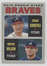 2019 Topps Heritage Rookie Stars Chad Sobotka Bryse Wilson #172 09l8