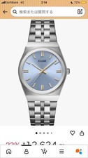 Orologio CLUSE CW35102 Quadrante Blu Ghiaccio Cinturino Acciaio Inox Argento