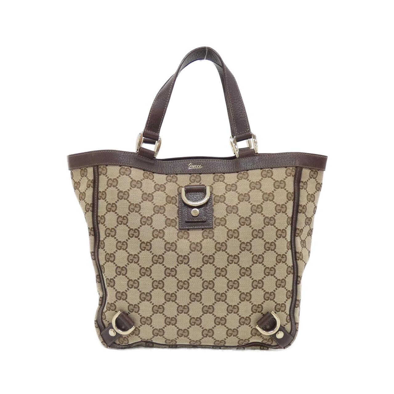 Gucci GG Monogram Canvas Shoulder Bag in Beige One Size 531927