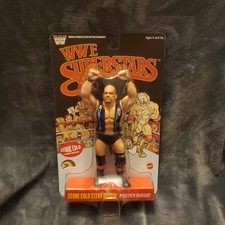 Mattel LJN WWE Superstars Stone Cold Steve Austin BLACKCARD SEALED ACTION FIGURE