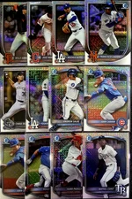 2025 Bowman Chrome Prospects, Rookies, Vets, Laser & Mojo Refractors You Pick!