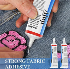 1pc 60ml Transparent Fabric Glue Quick Dry Wa...