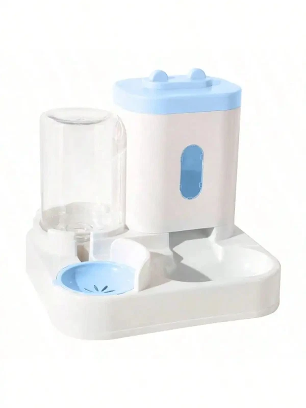 Gravity Fed Automatic Pet Feeder Dispenser Set