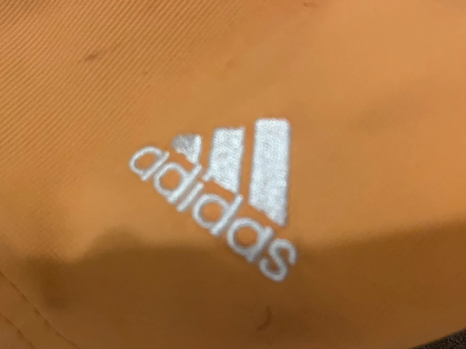Adidas Auténtico Cortavientos Manga Corta Cremallera Completa Naranja Talla Pequeña A Prueba de Clima Viento Foto 3 de 4