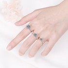 2CT-5# D/VVS1 Round Moissanite Solitaire Wedding Ring S925 Sterling Silver-Used — photo 8