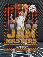 2023-24 Panini Mosaic Zion Williamson #16 Jam Masters Reactive Yellow /99