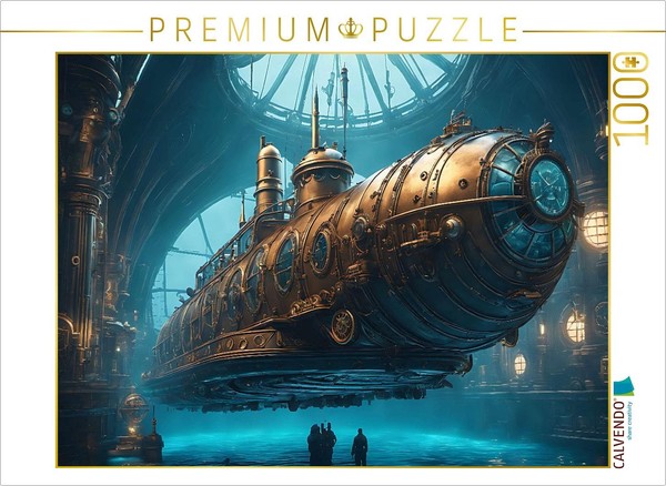 Calvendo Puzzle Futuristic Submarine | 1000 Pieces, Finished Size 25.2 × 18.9 In-image
