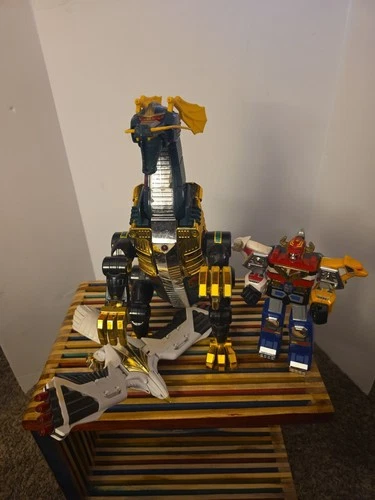 Vintage 1995 Bandai MMPR Power Rangers Serpentera Lord Zedd Power Zord Lot