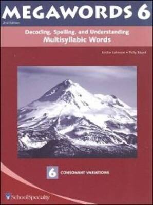Decoding, Spelling, and Understanding Multisyllabic Words: Consonant Vari - GOOD