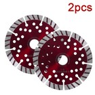 2 Stück Diamanttrennscheibe 125 mm Beton Stein Granit - Trennscheibe 125 mm Set