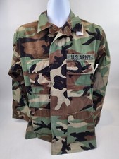 BDU Shirt/Coat Medium Regular Hot Weather Ripstop Woodland Camo USGI Army