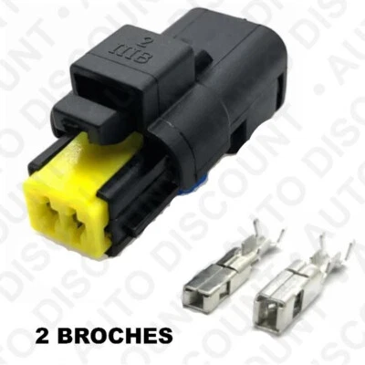 Connecteur fiche Faisceau Feu Clignotant ★Compatible Peugeot Citroen Renault + - Photo 1/3