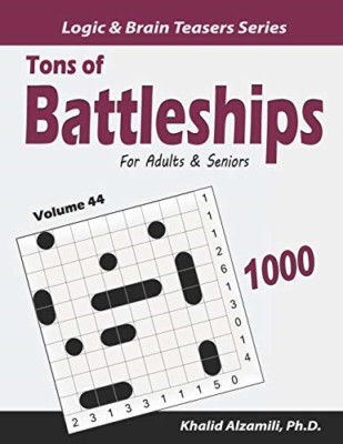 Tons of Battleships for Adults & Seniors: 1000 Easy to  - Paperback NEW Alzamili