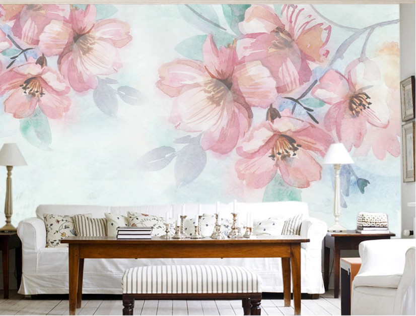 3D Peach Blossom 11379NA Wallpaper Wall Mural Removable Self-adhesive Fay