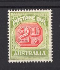 M2799 Australia 1938 SGD114 - 2d carmine & green, Type A.