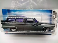 Hot Wheels - Mainline / 8 Crate - '50's Ford Wagon - Black & Met Grey - Model x1