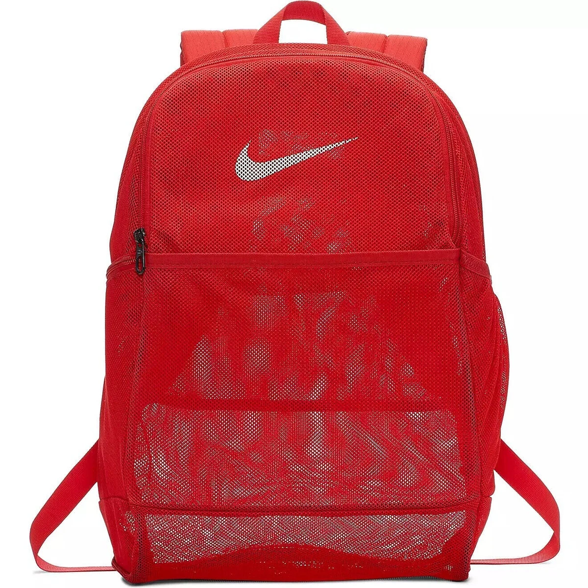 nwt Nike Brasilia Mesh Backpack Black Gym School Training eBay