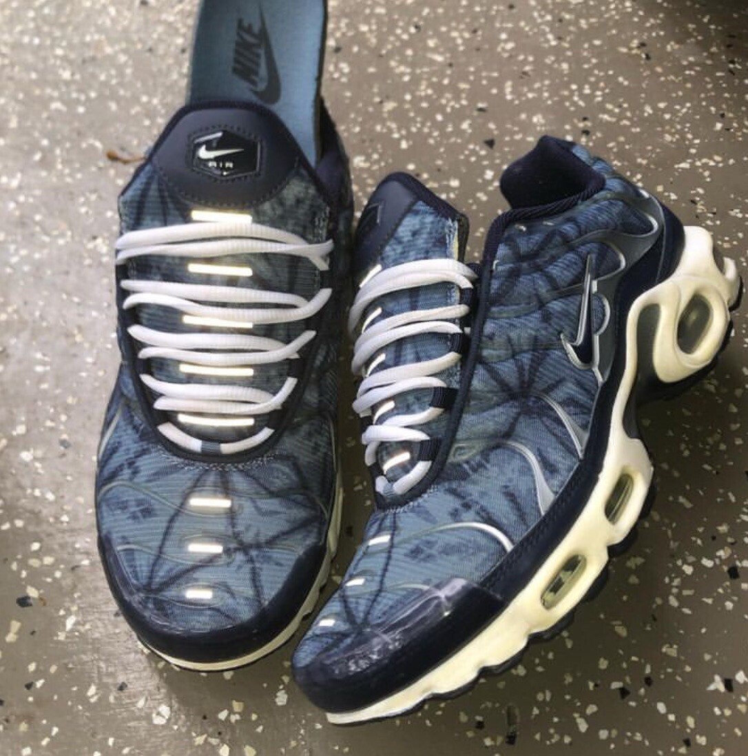 Size Nike AirMax Plus 2013 Blue Palm Trees TN Silver Rare