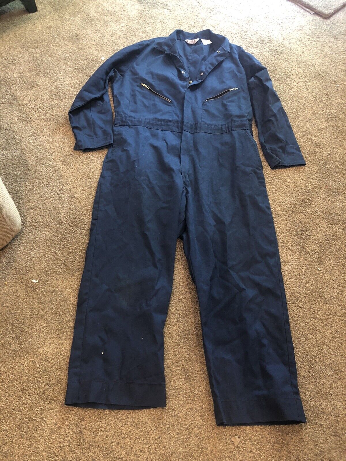 Vintage WALLS Master Made Coveralls USA MADE Mens 46 … - Gem