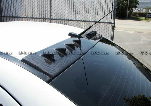 Kit alerón de techo generador de fibra de carbono estilo VTX para MITSUBISHI EVO 10 no SSS VTX - Imagen 7 de 8