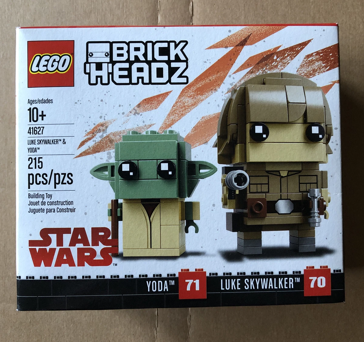 LEGO BrickHeadz Luke Skywalker Yoda 41627