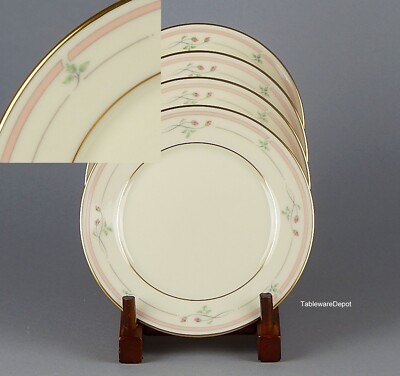 Lenox, Metropolitan, ROSE MANOR: Set/s of 4 Bread & Butter Plates, SUPERB+!